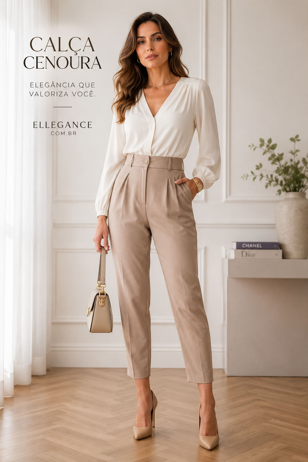 Calça cenoura