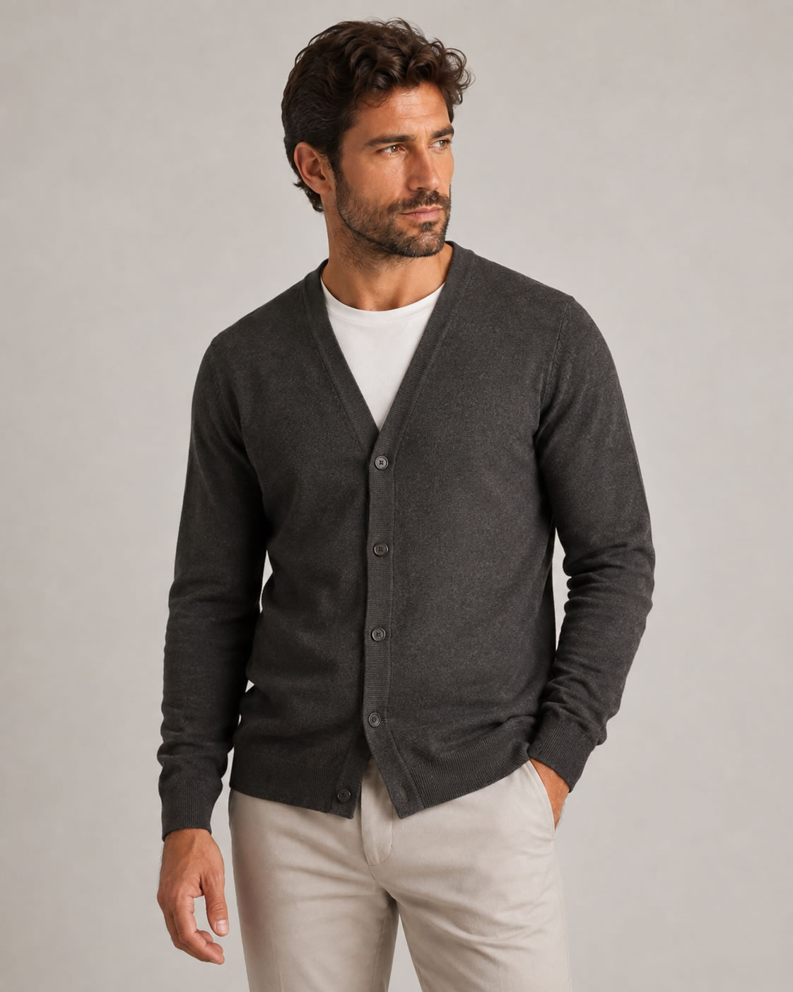 Cardigã masculino