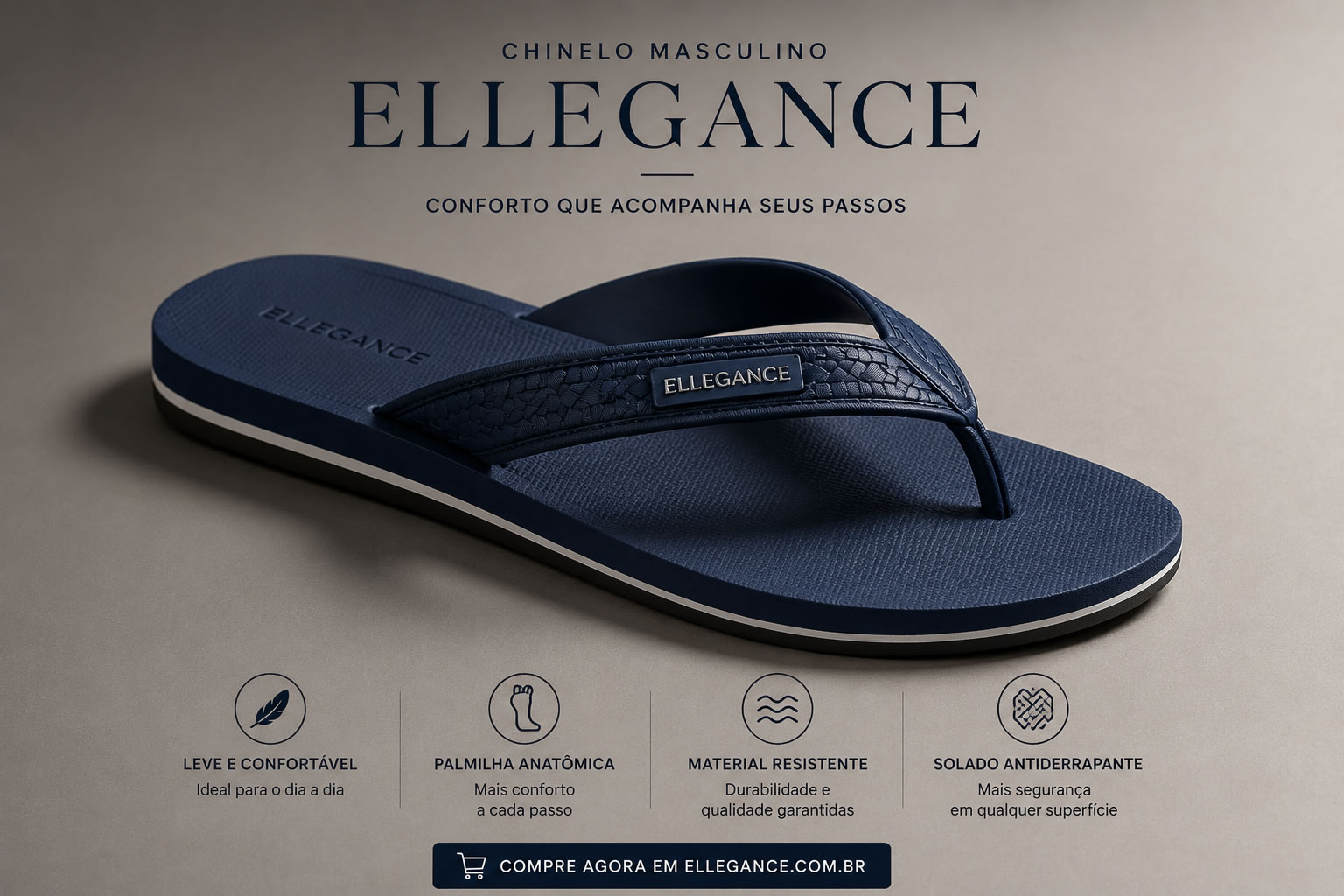 Chinelo masculino
