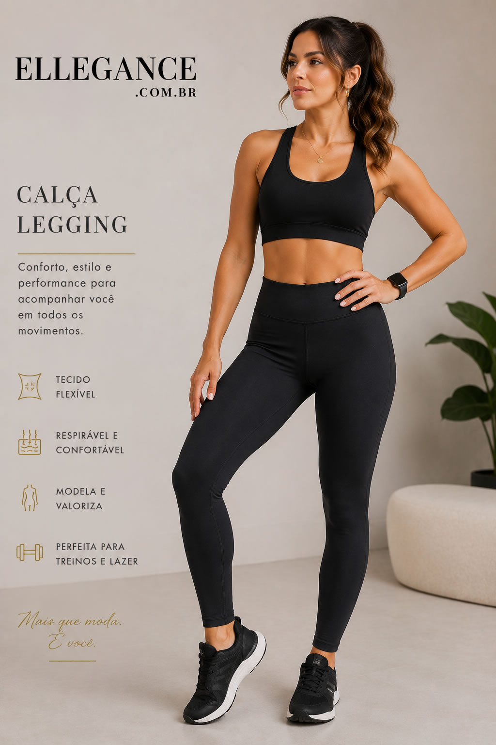 Legging feminina