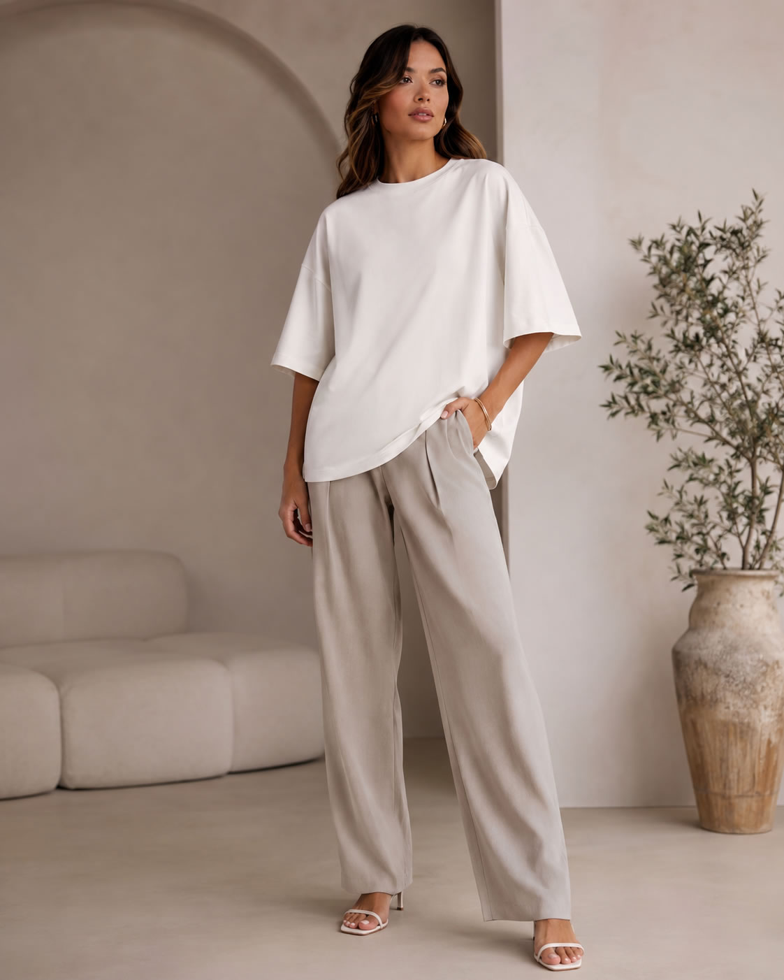 T-shirt oversized feminina